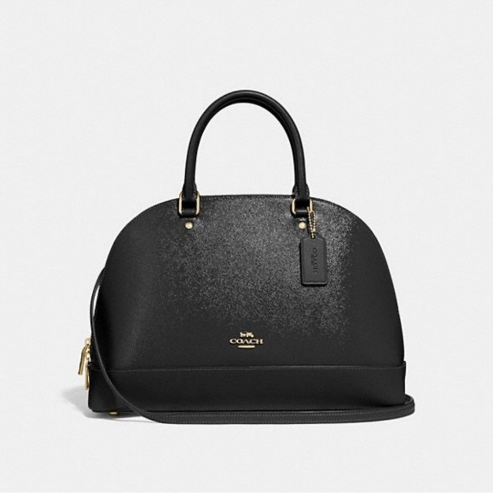 Coach Black Leather Handbag